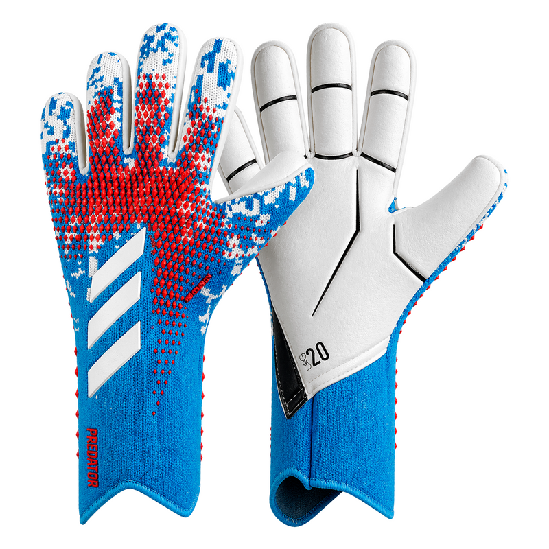 GUANTES DE ARQUERO PROFESIONAL AZUL CELESTE
