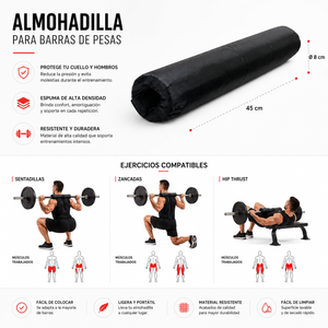 ALMOHADILLA PARA BARRA GYM