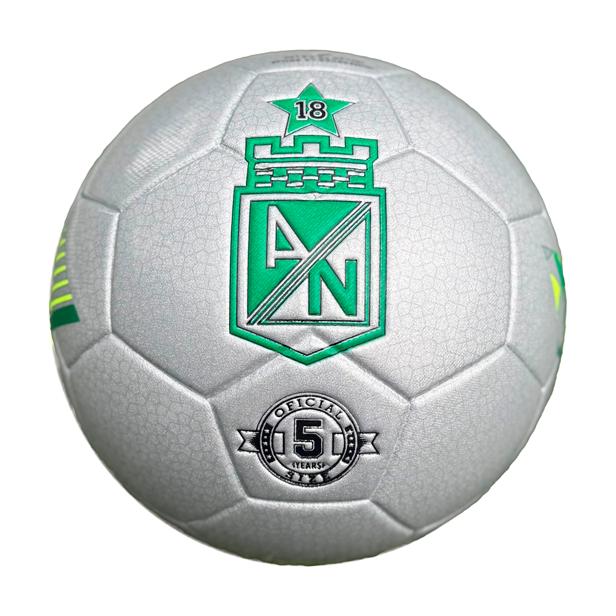 CR-129 BALON DE NACIONAL #5 PLATEADO