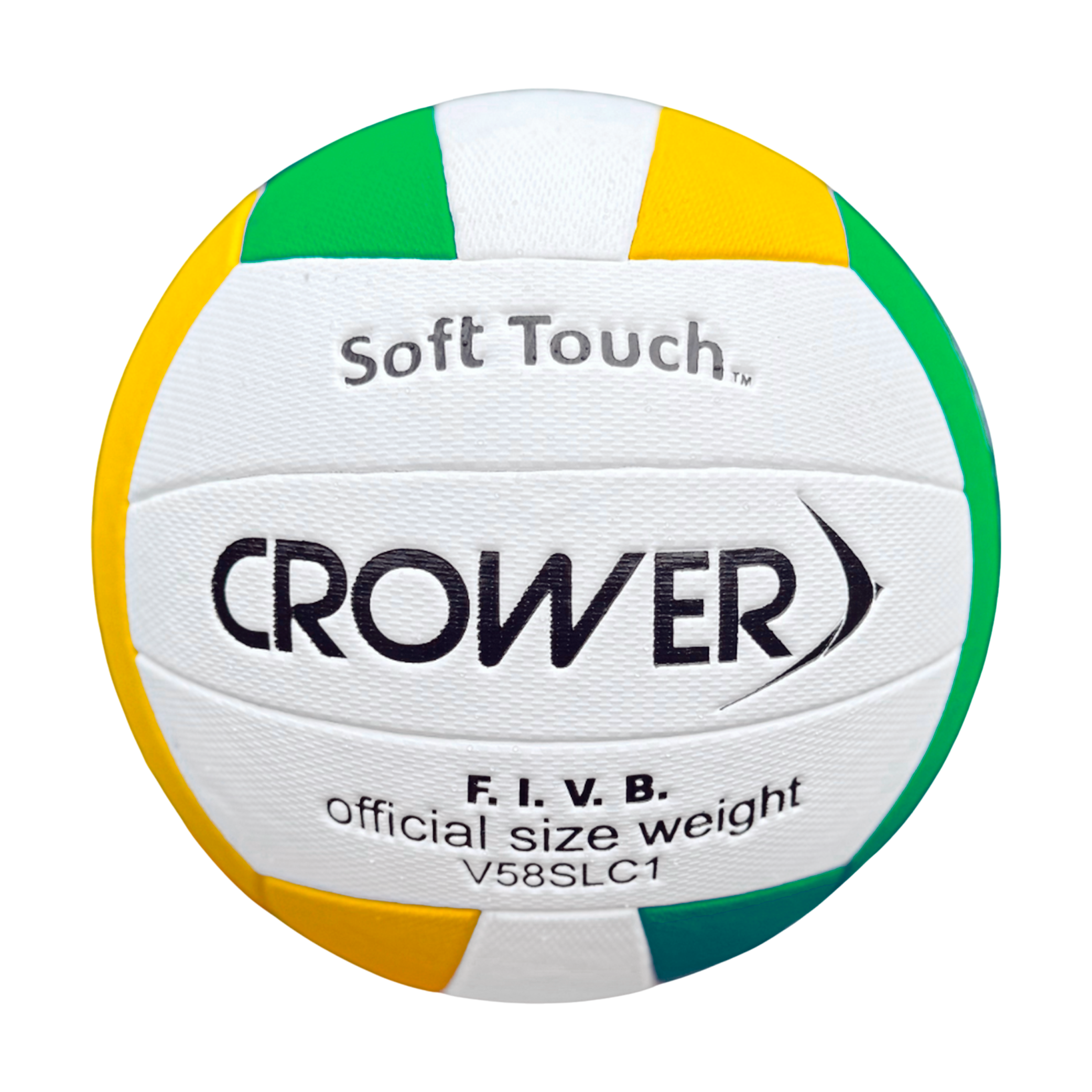 CR-137 BALON DE VOLEIBOL #65-67 CM VERDE / AMARILLO