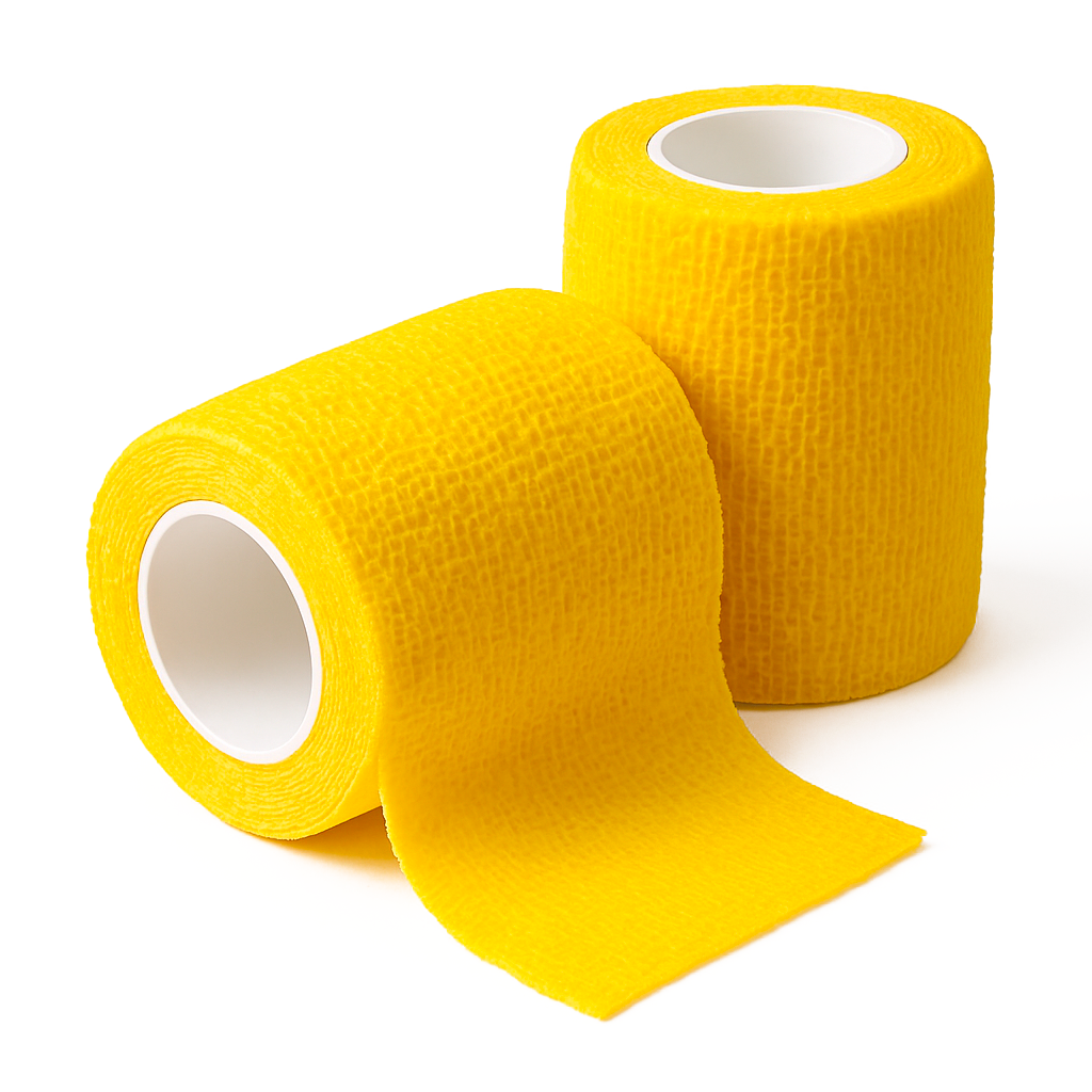 CR-400 TAPE O CINTA COHESIVA AMARILLO