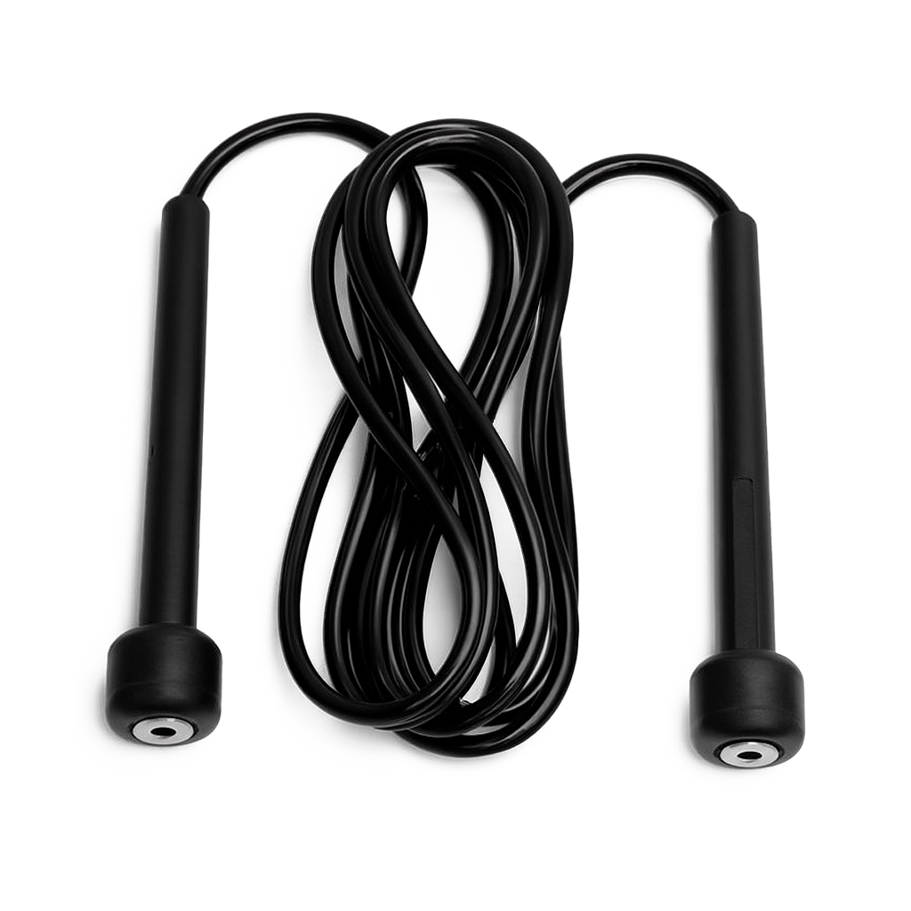CR-433 LAZO DE SALTO EN SILICONA NEGRO
