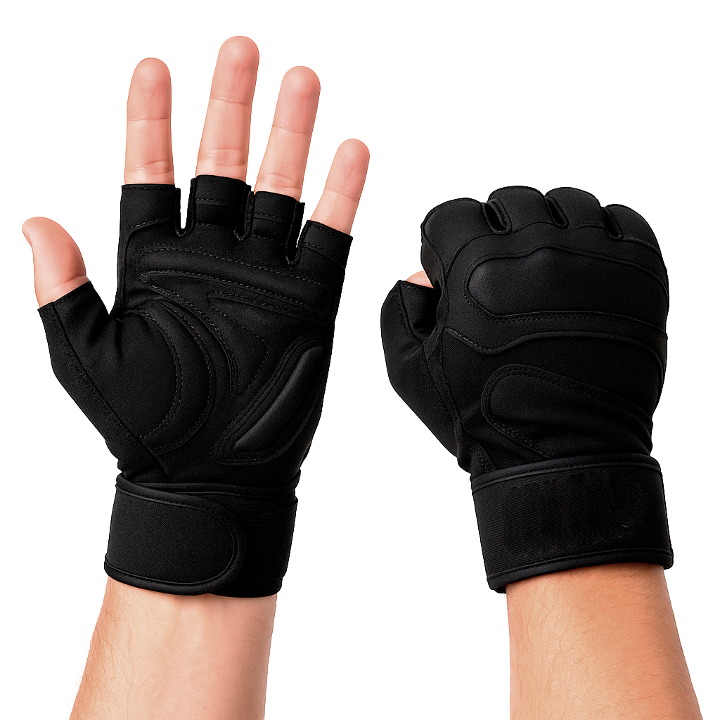 CR-479 GUANTES DE GYM NEGRO
