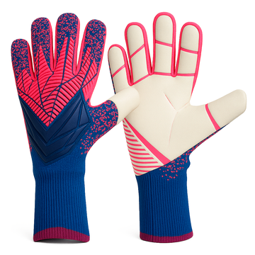 CR-480 GUANTES DE ARQUERO PREDATOR EDGE NIÑO AZUL / FUCSIA