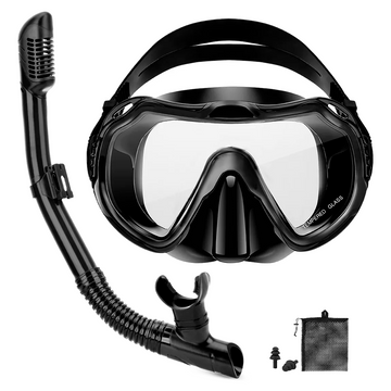 CR-486 KIT DE BUCEO Y SNORKELING NEGRO