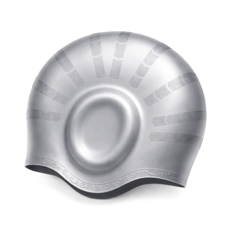 GORRO DE PISCINA EAR PLATEADO