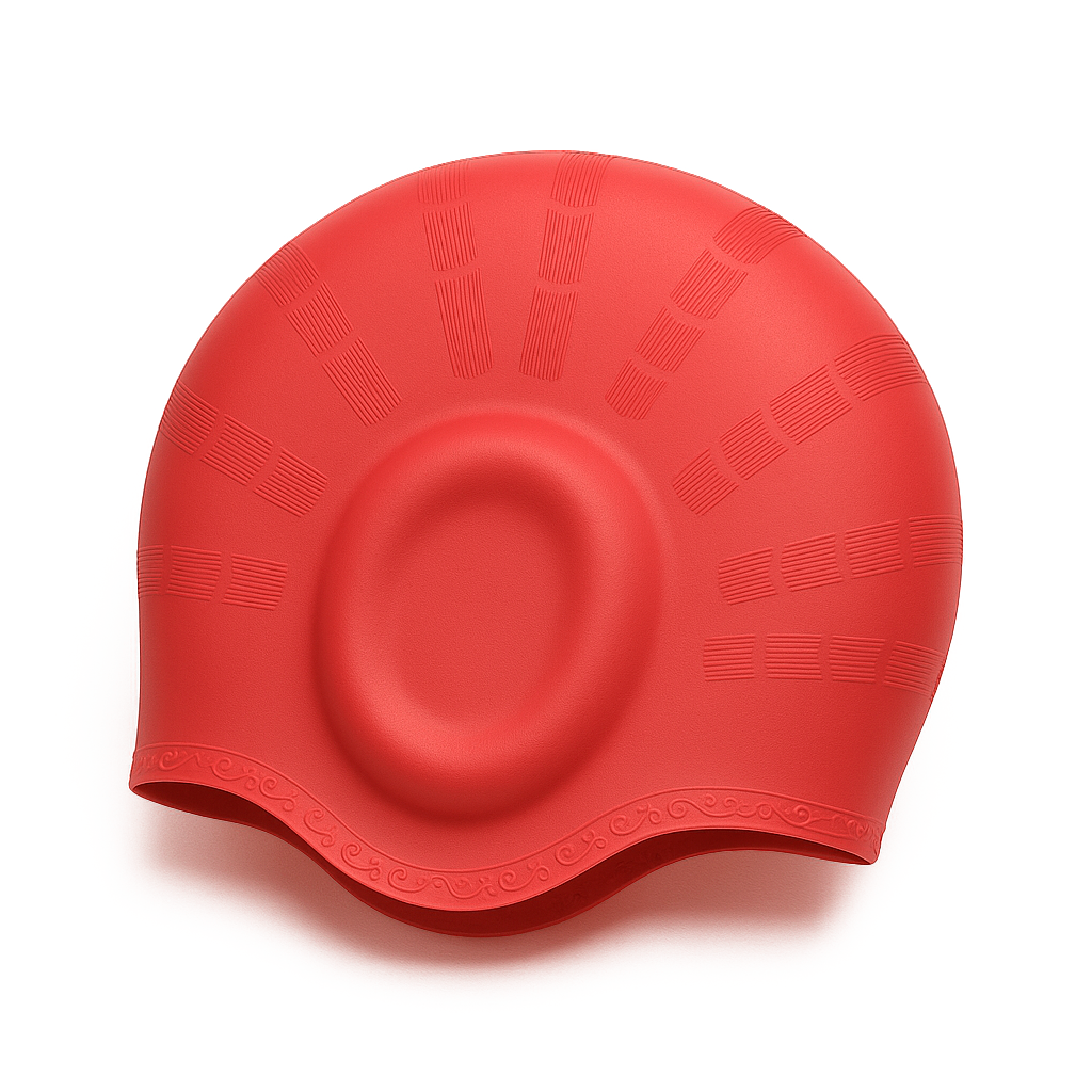 CR-488 GORRO DE PISCINA EAR ROJO
