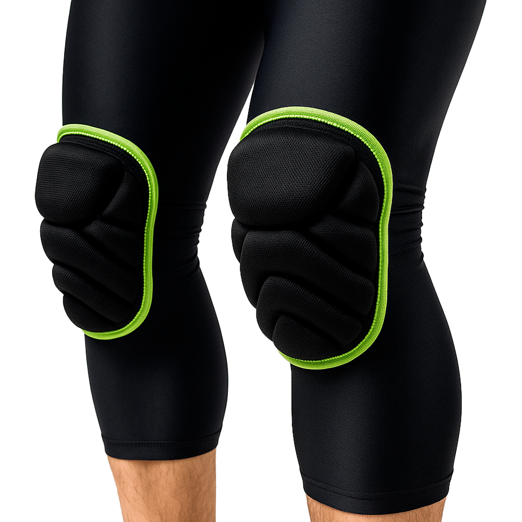 CR-550 PAR RODILLERA LARGA DE PROTECCION VOLEIBOL NEGRO