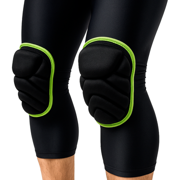 CR-550 PAR RODILLERA LARGA DE PROTECCION VOLEIBOL NEGRO