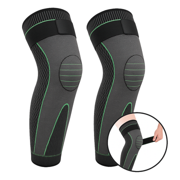 CR-576 RODILLERA LARGA ELASTICA AJUSTABE NEGRO