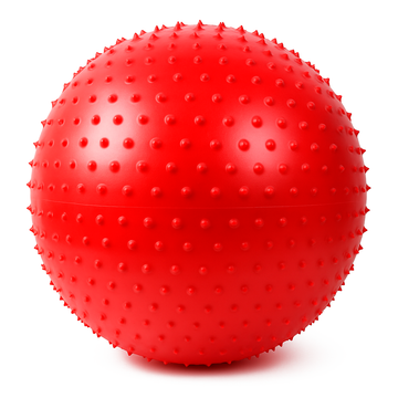 CR-603 BALON PILATES CON PUAS ROJO