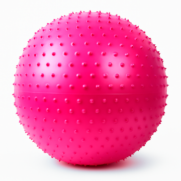 CR-603 BALON PILATES CON PUAS ROSADO