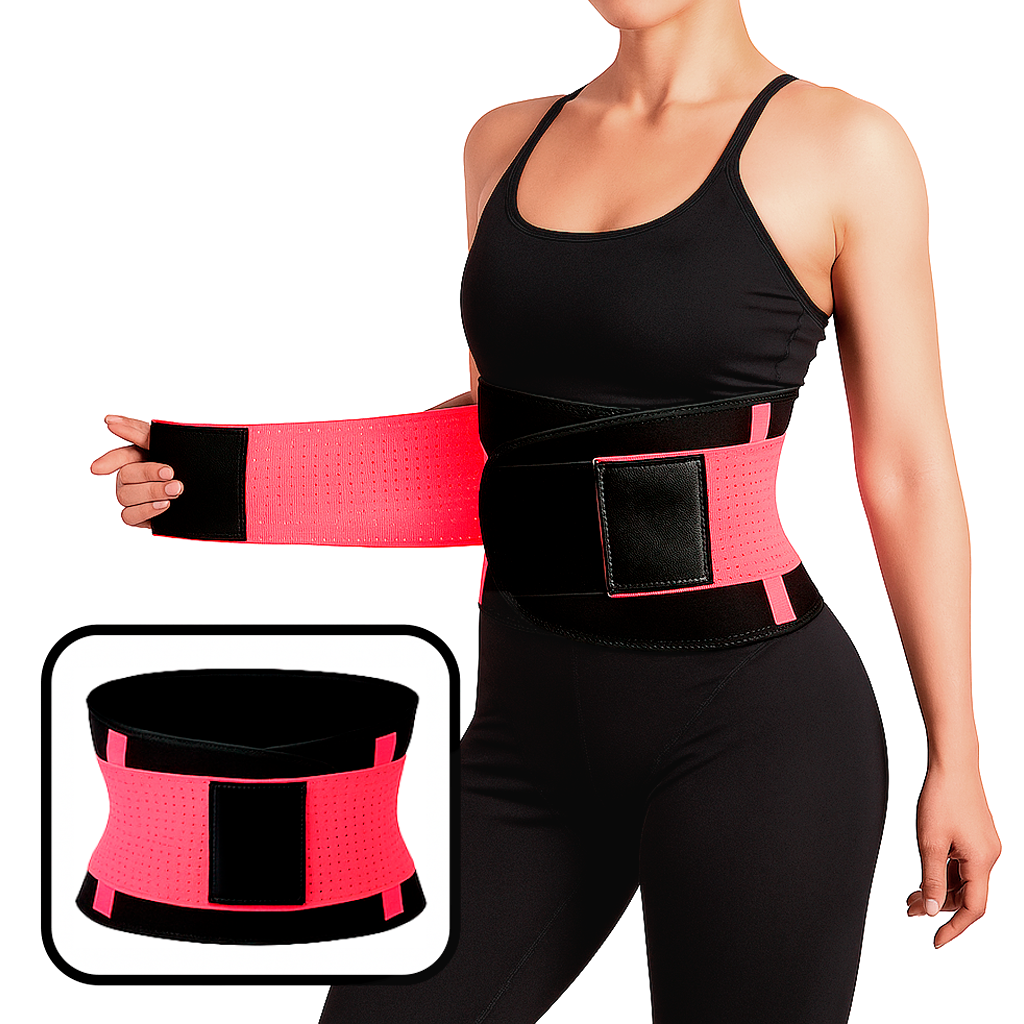 CR-629 FAJA CINTURILLA EN NEOPRENO ROSADO