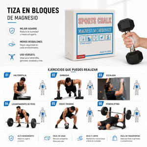 TIZA DE MAGNESIO PARA PESAS