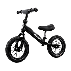 BICICLETA NEGRA DE INICIACION DE NIÑOS