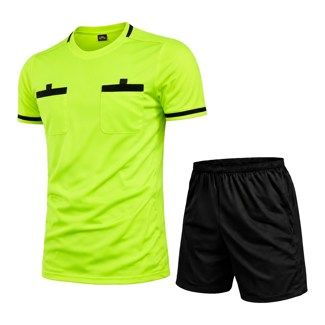 CONJUNTO DE ARBITRO VERDE LIMÓN