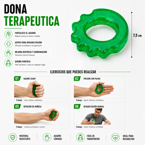 ARO DINAMICO DE TERAPIA CON AGARRE 35 LIBRAS 8.5 CM