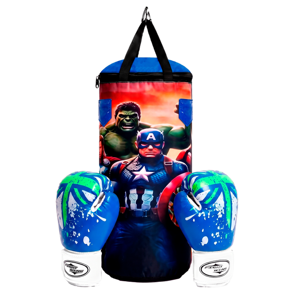 KIT DE BOXEO INFANTIL DE LOS AVENGERS