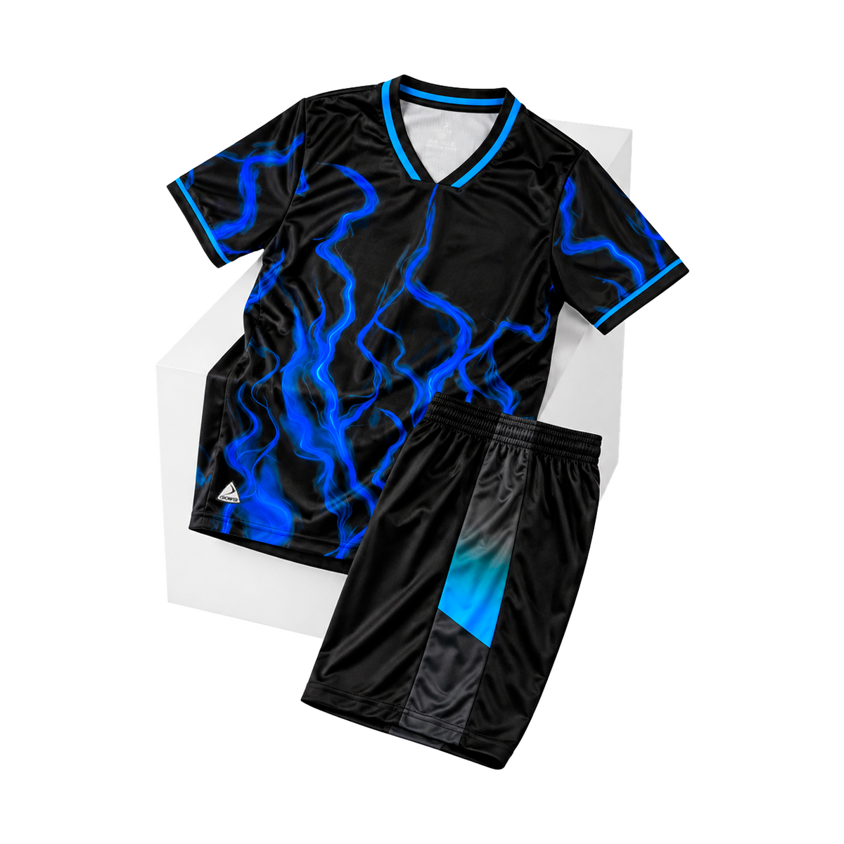 UNIFORME PERSONALIZABLE BLUE FLAME