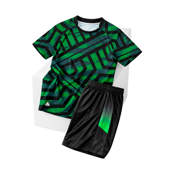 UNIFORME PERSONALIZABLE GEOMETRIC GREEN