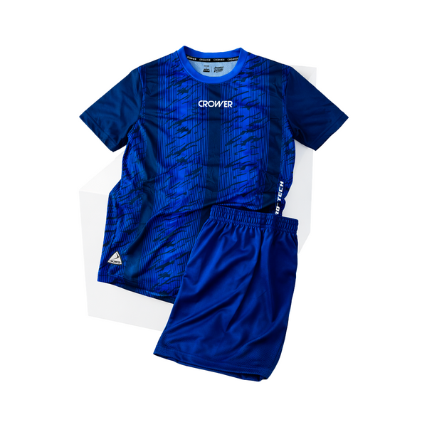 UNIFORME PERSONALIZABLE BLUE GLITCH